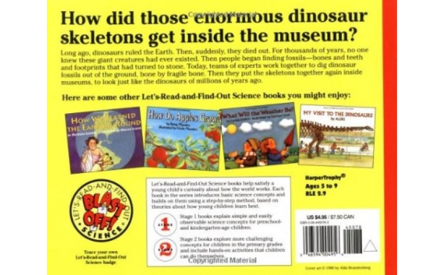 Digging Up Dinosaurs by Aliki |9780064450782|Science