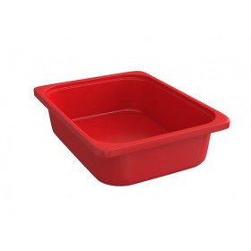 Rounded Throwin Storage Bins Small Red