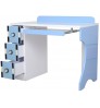 Wheely Blue Study Table for Kids