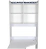 Blanche White and Black Study Table for Kids