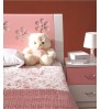 Annabelle Pink Floral Kids Twin Bed