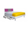 Magic-Magenta, Grey and White Twin Bed for kids